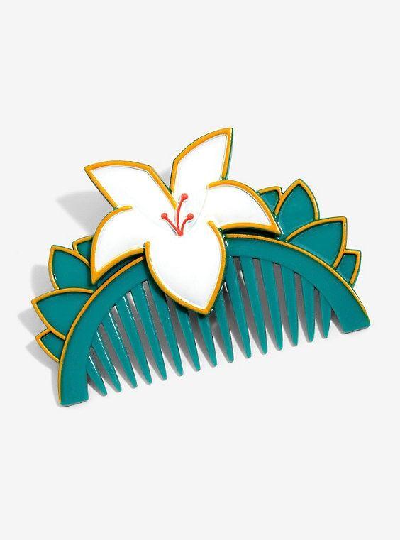Disney Flower Logo - Disney Mulan Hair Comb