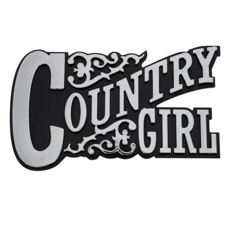 Country Girl Logo - COUNTRY GiRL EMBLEM - Walmart.com