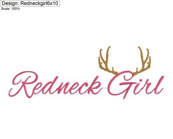 Country Girl Logo - Redneck Girl Embroidery Design, polo logo , Country girl, hunters ...