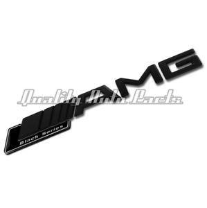 AMG Black Series Logo - 1- /// AMG BLACK SERIES rear chrome badge emblem Mercedes Benz E C ...