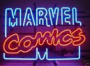 New Marvel Logo - New Marvel Comics Logo Neon Light Sign 20x16