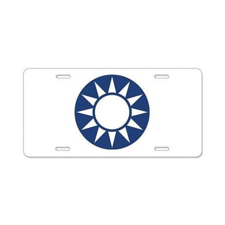 Chinese Air Force Logo - Chinese Air Force Insignia Aluminum License Plate