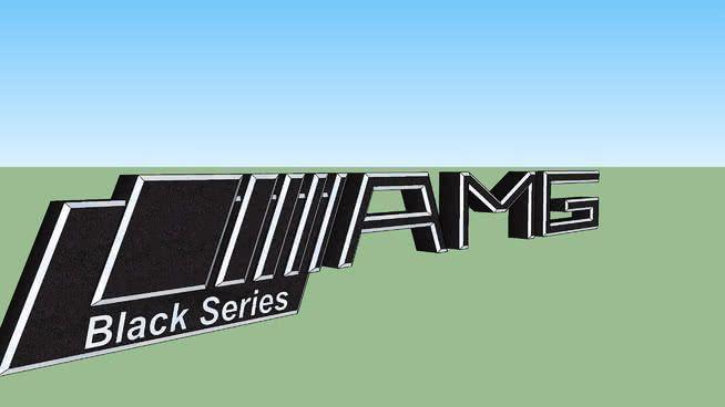 AMG Black Series Logo - AMG Black Series Logo | 3D Warehouse