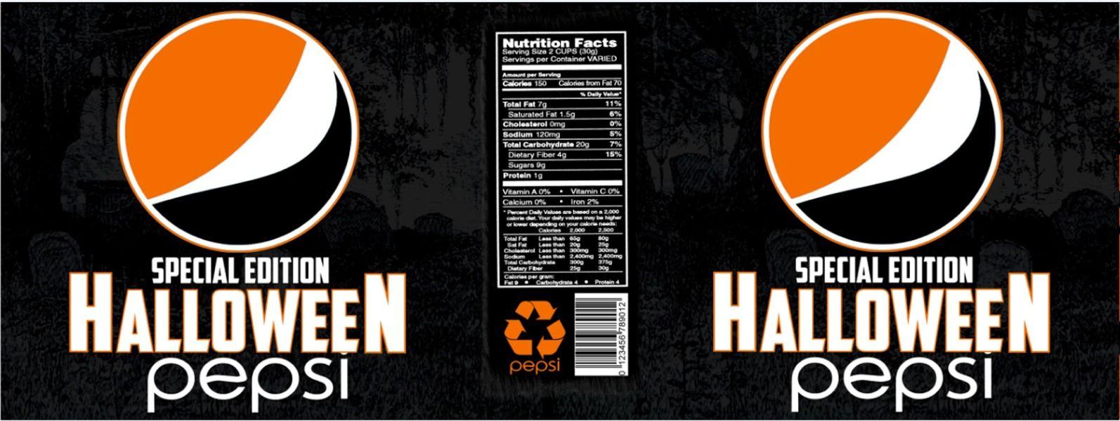Halloween Pepsi Logo - The Holidaze: Halloween Soda?