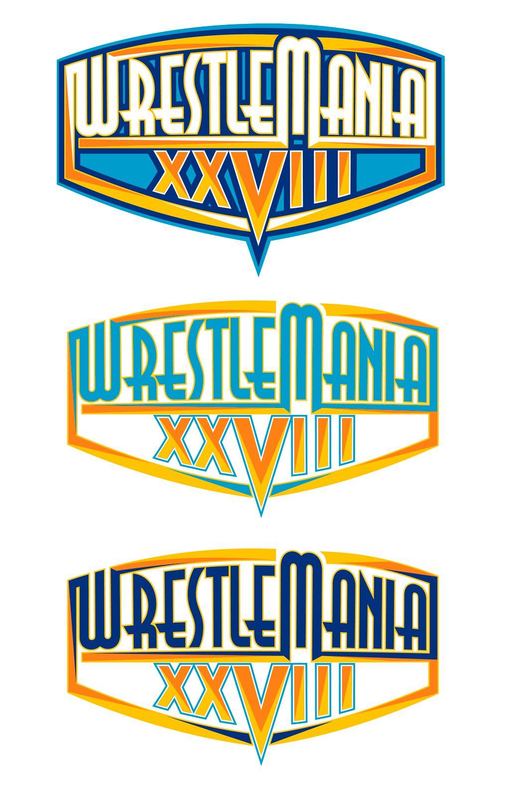 WWE Wrestlemania Logo - WWE WrestleMania Logo Design