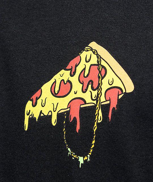 Gang Logo - Pizzaslime Gang Logo Black T-Shirt | Zumiez