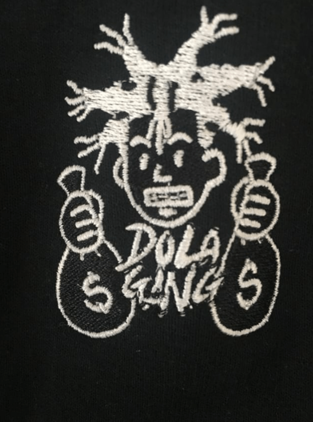 Gang Logo - Dola Gang Logo Jogger (Black) (Embroidered) – Dola Gang Apparel
