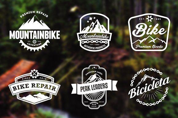 Mountain Bike Logo - The Mountain Logos Mega Bundle ~ Logo Templates ~ Creative Market