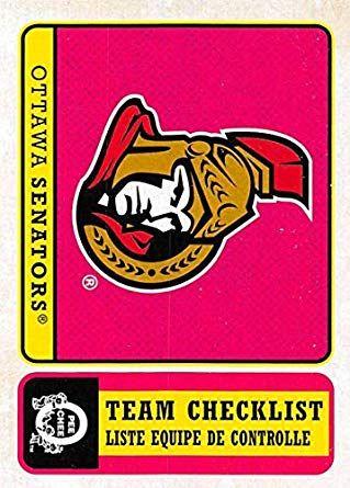 Senators Logo - 2018 19 O Pee Chee Retro Ottawa Senators Logo Team