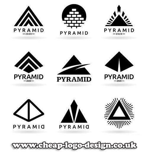 White Pyramid Logo - Pyramid Logos