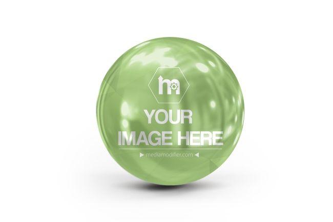 Green Sphere Logo - 3D Image Sphere Effect Maker - Mediamodifier - Free Online Mockup ...