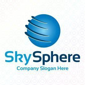 Green Sphere Logo - Sky Sphere logo. Packaging, Branding, Graphics, Webdesigns