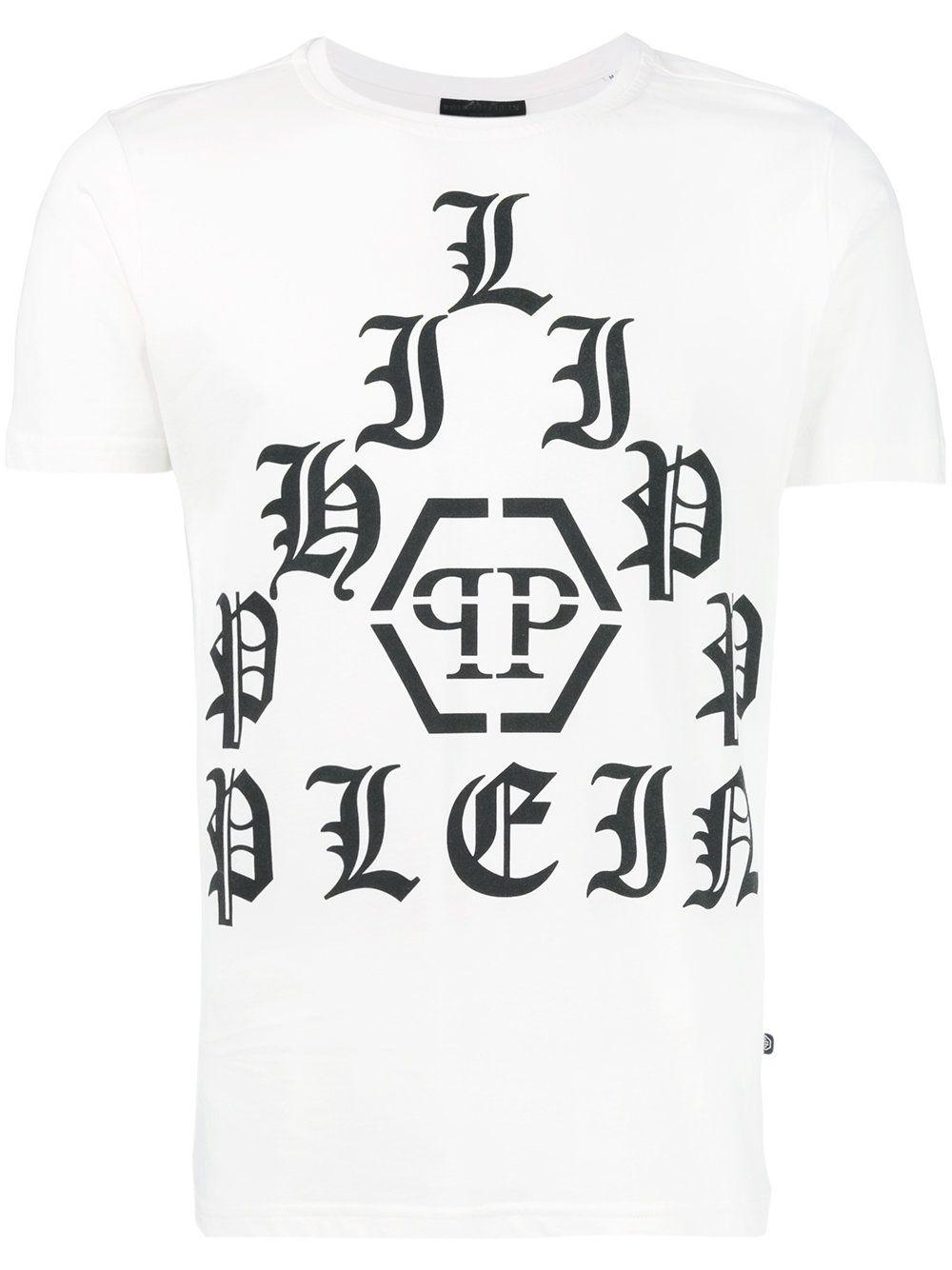 White Pyramid Logo - Philipp Plein pyramid logo T-shirt WHITE Men Wholesale [12125328 ...