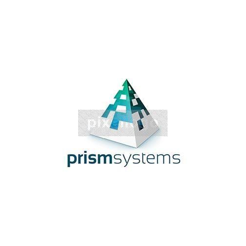 White Pyramid Logo - Color Prism Pixel. design. Logo design, Logos, Creative logo
