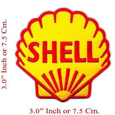 Shell Oil Logo - 4 LOT SHELL Sport Motor Oil Logo Embroidered Patch Racing Applique ...