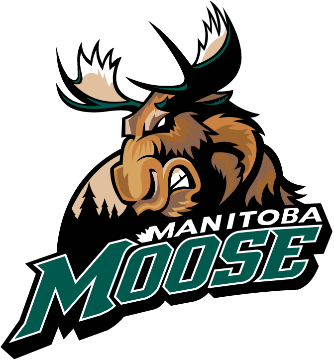 Moose Sports Logo - Manitoba Moose Primary Logo Hockey League (AHL)