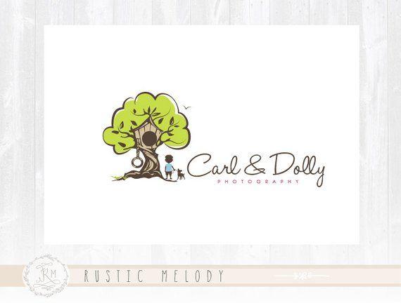Tree House Logo - Tree House Logo Children Logo Design Dog Logo Childcare Logo | Etsy