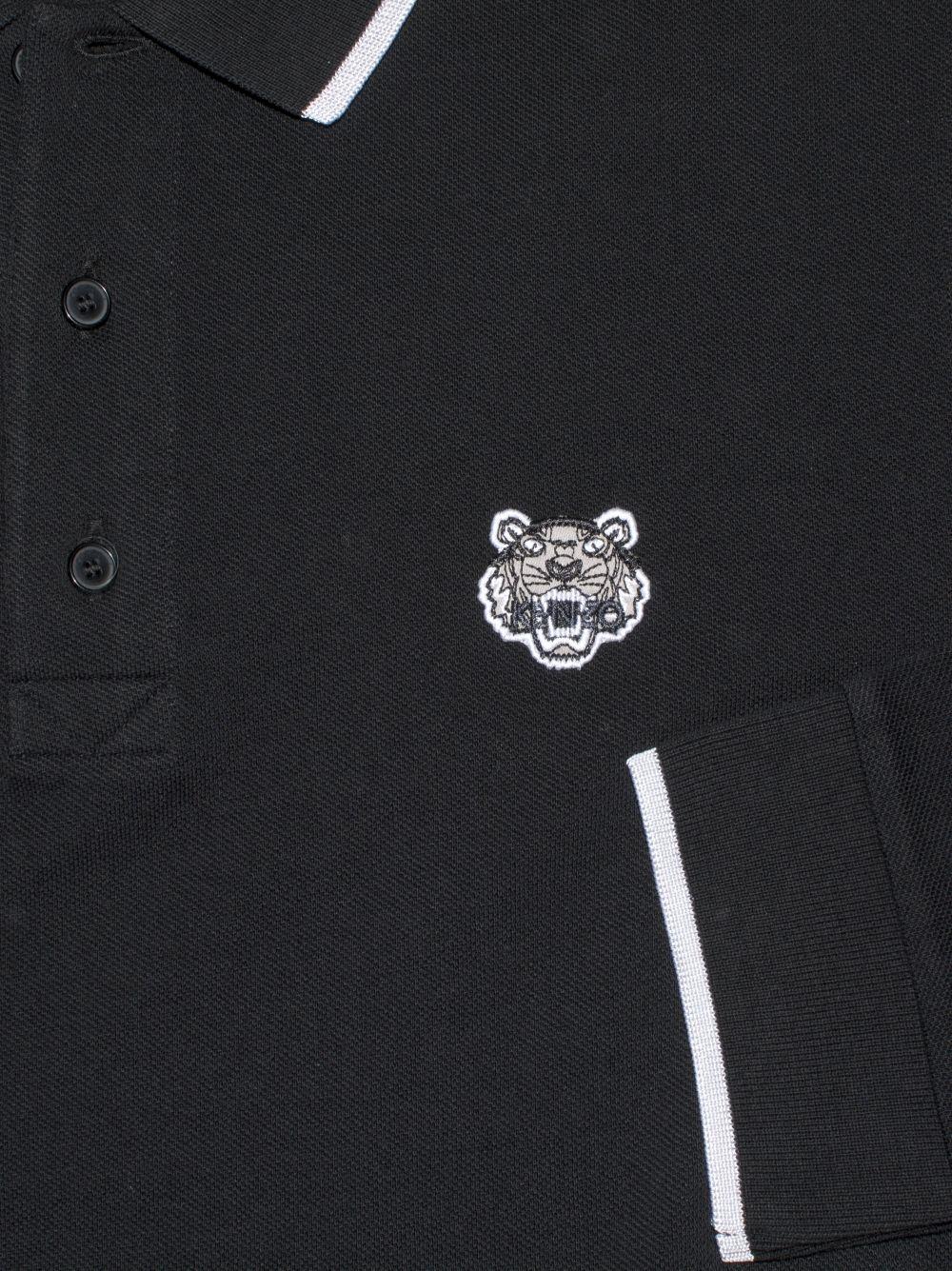 Black Polo Logo - Kenzo Clothing | Mens Kenzo Long Sleeve Polo Shirts | Wide Range
