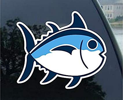 Southern Tide Logo - Amazon.com: Southern Tide Fish Vinyl Sticker Decal 4