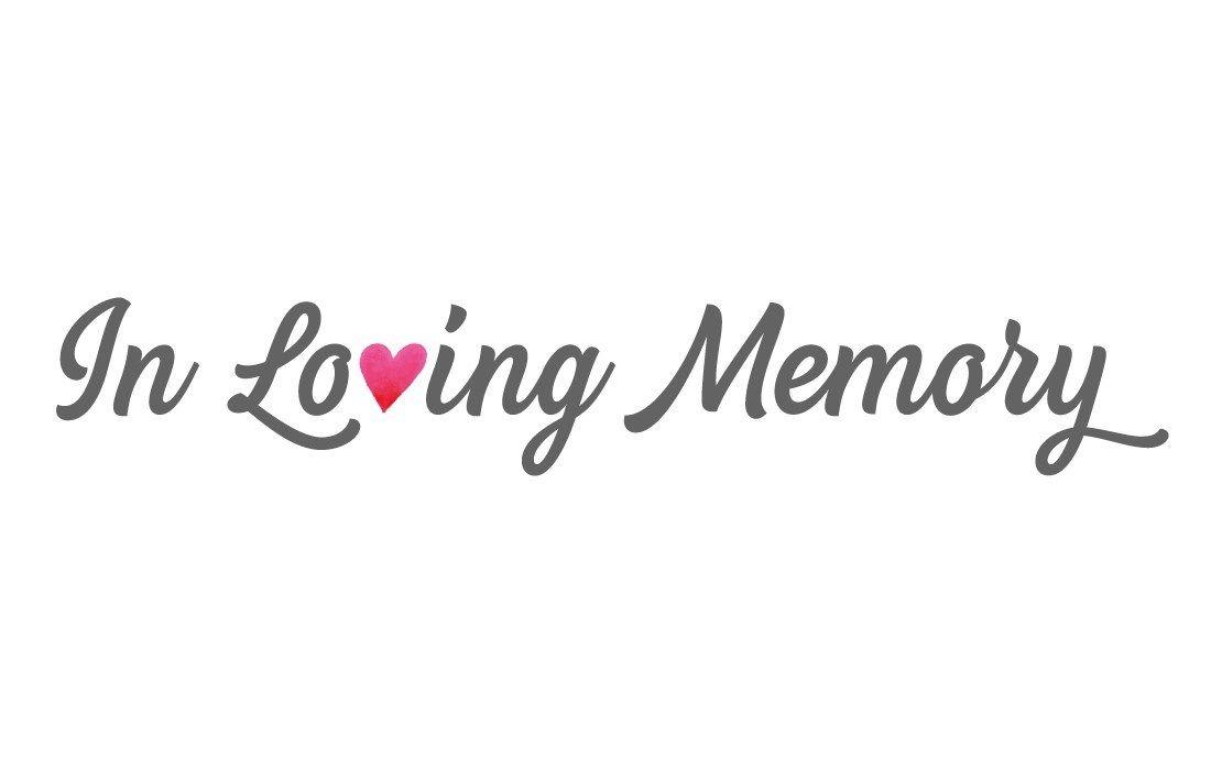 Memory Logo - In Loving Memory Logo – Pylon Design, London