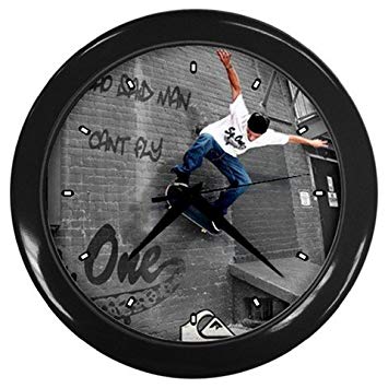 Wall Cover Logo - Advance Wall Clock 10 in diameter Black plastic frame with a