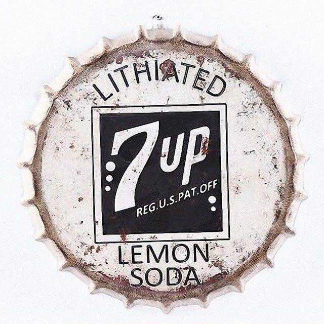 Wall Cover Logo - 7 UP Large 3D Beer Cover Tin Sign Logo Plaque Vintage Metal Painting ...