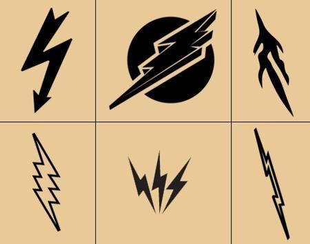 Lightning Bolt Inside Diamond Logo - Lightning Bolt Tattoo Meaning and Really Creative Design Ideas ...