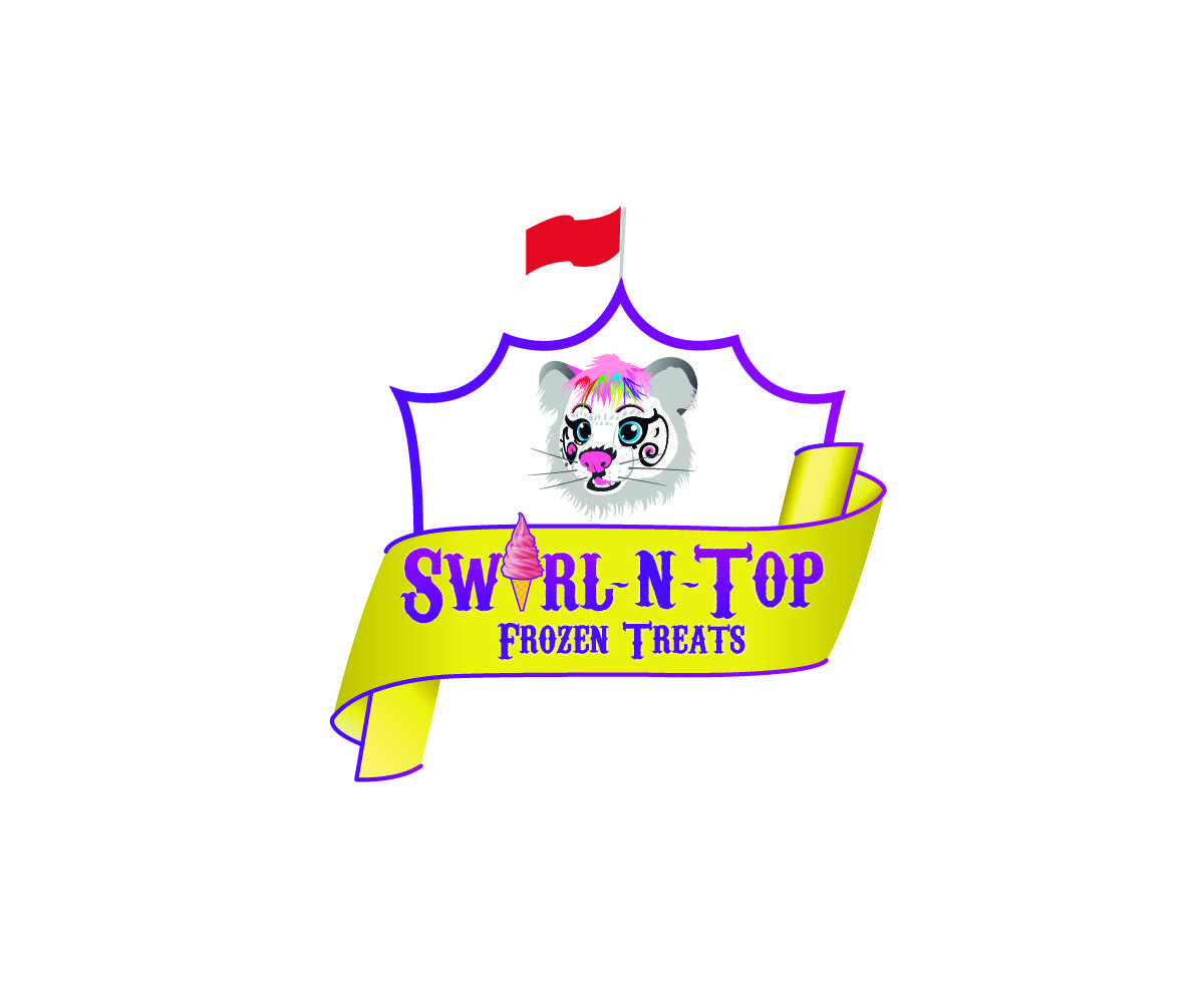 Swirl N Logo - Traditional, Playful, Shop Logo Design for Swirl-N-Top Frozen Treats ...