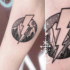Lightning Bolt Inside Diamond Logo - 24 Best Lightning Bolt Tattoos images | Lightning bolt tattoo ...