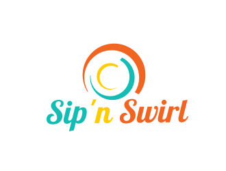 Swirl N Logo - Sip n Swirl logo design - 48HoursLogo.com
