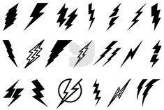 Lightning Bolt Inside Diamond Logo - Lightning Bolt Tattoo Meaning and Really Creative