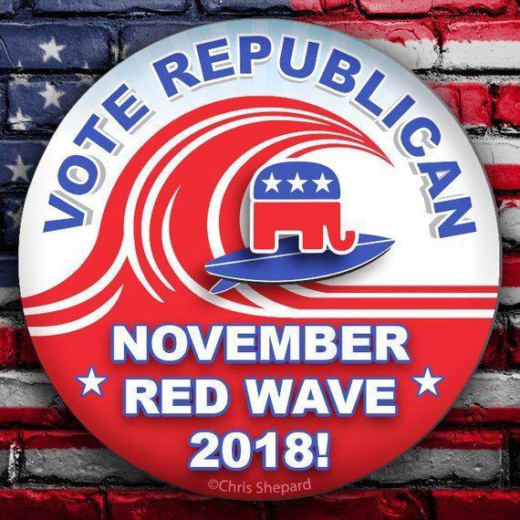 Red Wave Republican 2018 Logo