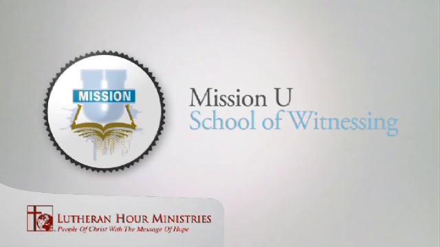 Mission U Logo - Lutheran Hour Ministries And Mission U: The Eleventh Hour Before ...