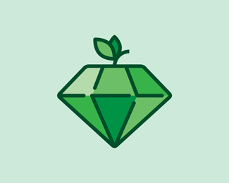 Green Diamond Logo - Logopond - Logo, Brand & Identity Inspiration (Green Diamond)