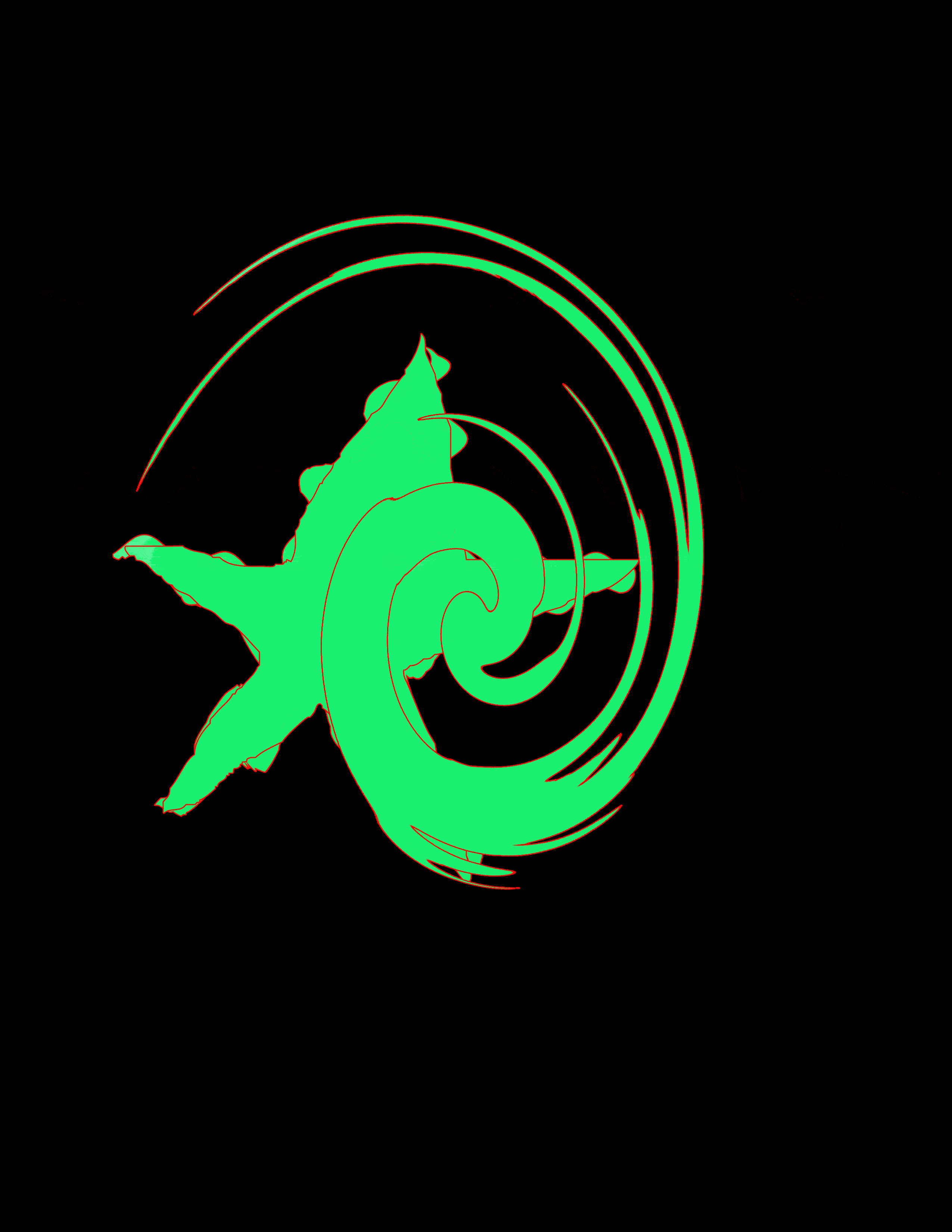 Swirl N Logo - Swirl n Star