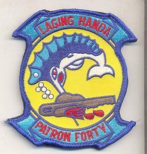 VP-40 Logo - US Navy Patron 40 Fighting Marlin VP 40 Patrol Squadrin Patch