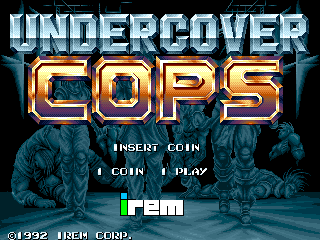 Undercover Cop Logo - Undercover Cops - Videogame by Irem