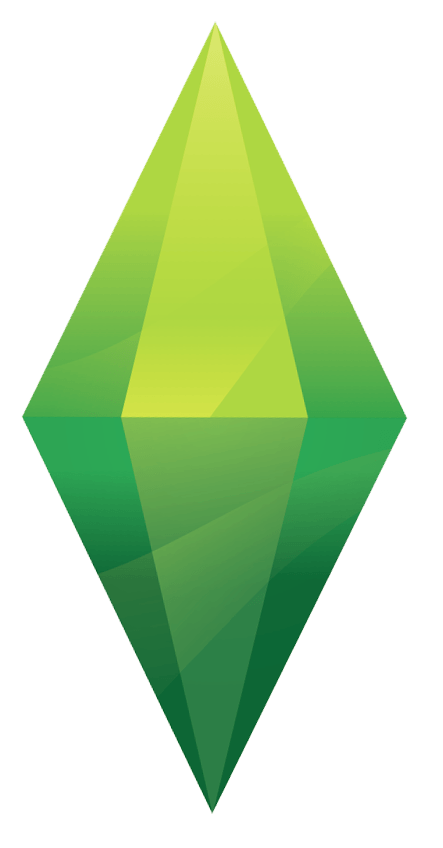 Green Diamond Logo - Plumbob