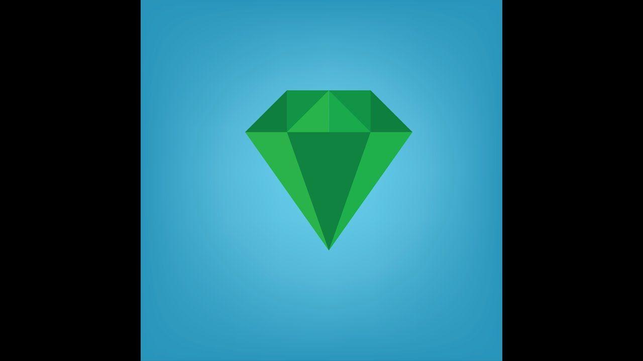 Green Diamond Logo - How to make a green diamond on Illustrator cc (Tutorial)