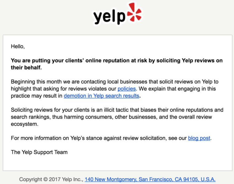 Find Us On Yelp Logo - inconsistencies in Yelp's review solicitation crackdown