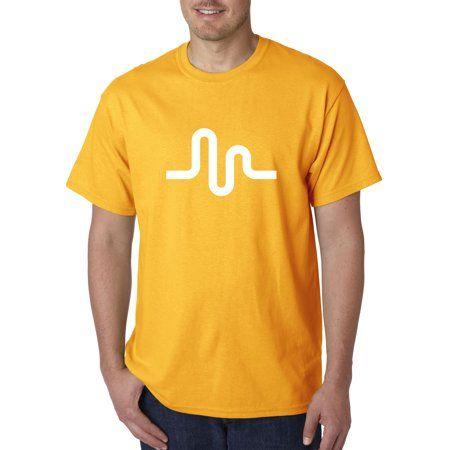 Small Musically Logo - New Way - New Way 1161 - Unisex T-Shirt Musically Sound Wave Logo ...