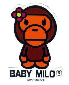 Red BAPE Milo Logo - 30 Best Baby Milo decals images | Decal, Decals, Stickers