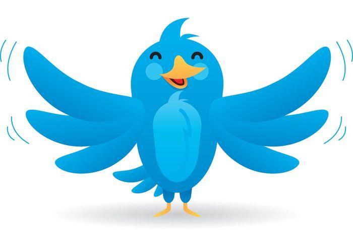 Funny Twitter Logo - Twitter Bird Vector Mascot 119479 - WeLoveSoLo