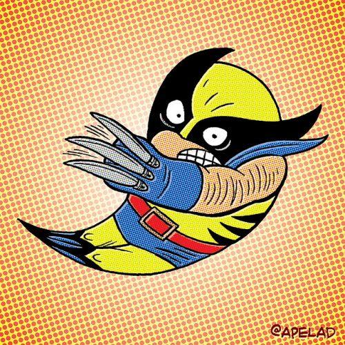 Funny Twitter Logo - 35 Funny Illustrations of Old Twitter Logo | favbulous