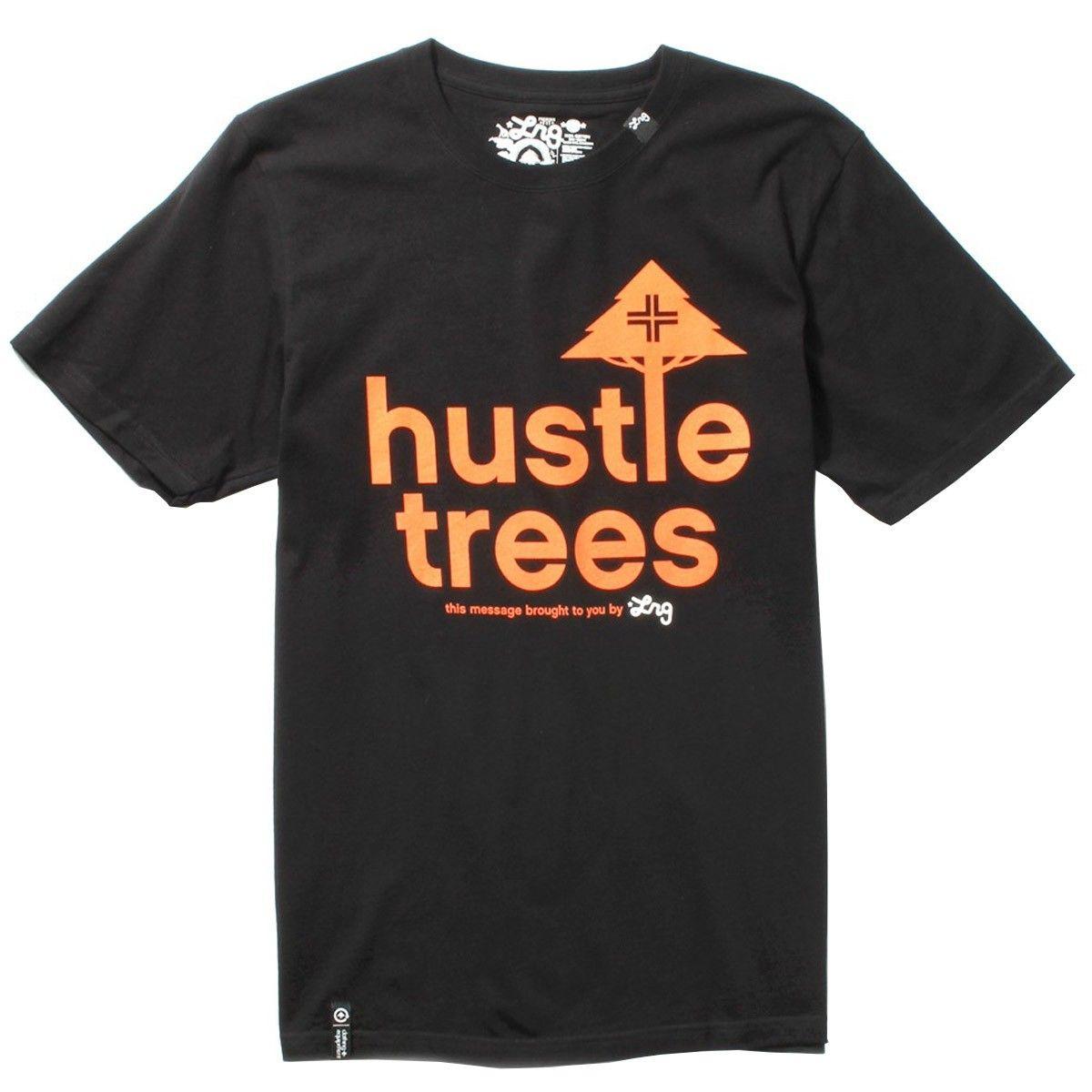 LRG Hustle Trees Logo - LRG RC Hustle Trees T-Shirt - Black