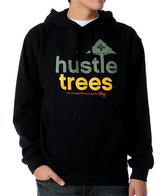 LRG Hustle Trees Logo - LRG Hustle Trees Black Pullover Hoodie