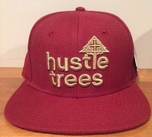 LRG Hustle Trees Logo - LRG Hustle Trees Snapback Hat BLACK Orange Weed 420 Urban RARE Men