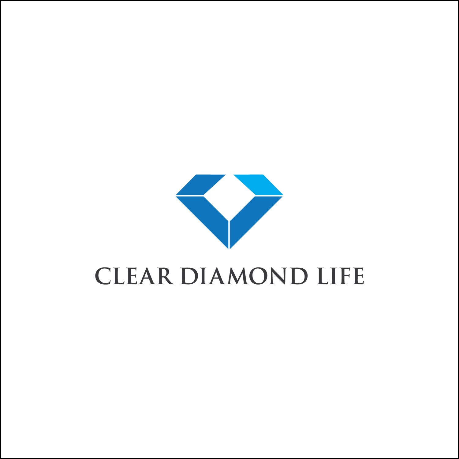Diamond Life Logo - Serious, Modern, Financial Planning Logo Design for Clear Diamond