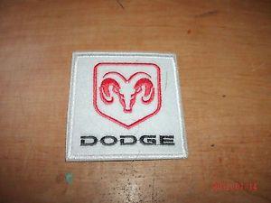 I Red Square Logo - DODGE RAMS HEAD LOGO DEALERSHIP JACKET SHIRT HAT PATCH WHITE RED ...