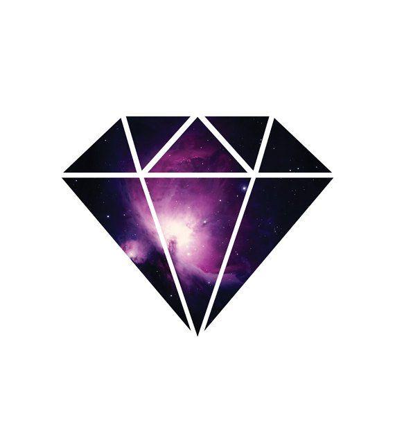 Purple Diamonds Logo - Space Diamond Exploration 5, Magenta and Purple Orion Nebula ...